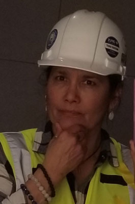 VIvian Guerra In Hard Hat